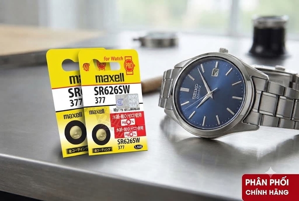 Pin Seiko SR626SW (Mã quốc tế 377): Dùng cho các dòng Seiko Quartz