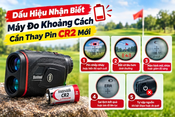Dấu Hiệu Nhận Biết Máy Đo Khoảng Cách Cần Thay Pin CR2 Mới