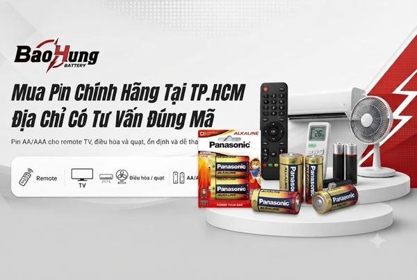 Mua Pin Chính Hãng Ở Đâu Tại TP.HCM? Địa Chỉ Có Tư Vấn Đúng Mã