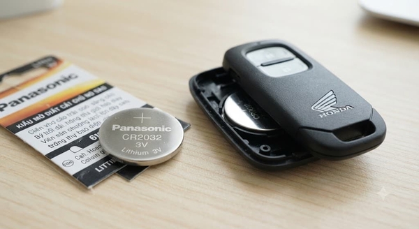 pin chìa khóa xe vision dùng pin gì?