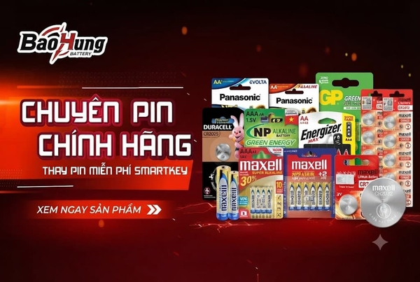 Pin Bảo Hùng - Chuyên Pin Chính Hãng - Nói Không Với Hàng Giả