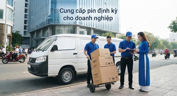 Chủ động trong việc cung cấp pin định kỳ cho doanh nghiệp
