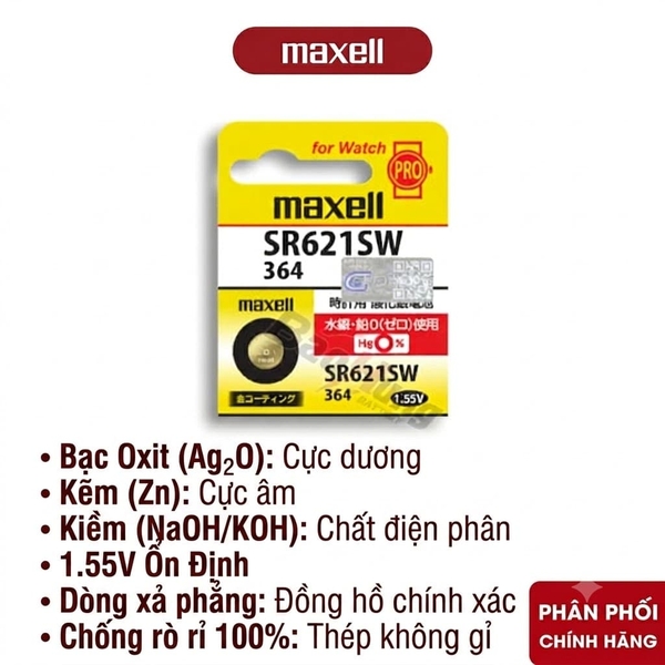 Bản chất của pin SR đồng hồ