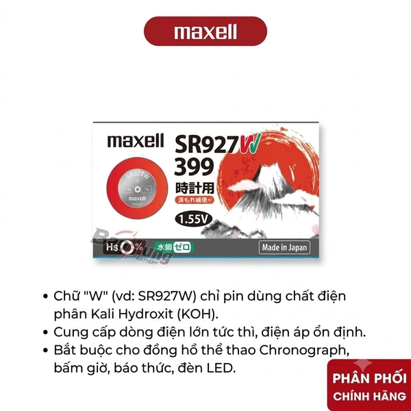 phân tích ký hiệu trên pin sr đồng hồ