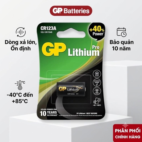 Tổng quan về dòng pin CR123A Lithium 3V