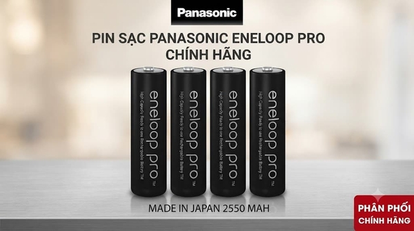 Địa chỉ mua pin sạc AA Panasonic và Eneloop Pro chính hãng uy tín