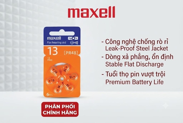 Đánh giá dòng pin trợ thính Maxell – Lựa chọn quốc dân về độ bền và ổn định