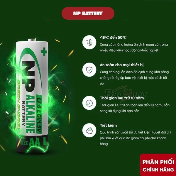 Các đặc tính của pin Alkaline