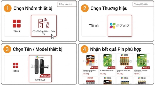 Các bước tra cứu mã pin khóa cửa thông minh