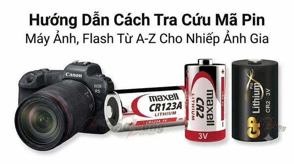 Hướng Dẫn Cách Tra Cứu Mã Pin Máy Ảnh, Flash Từ A-Z Cho Nhiếp Ảnh Gia