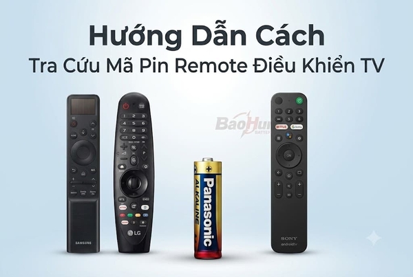 Remote Tivi Samsung, Sony, LG sử dụng pin đũa AAA