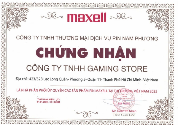 Pin Maxell CR2016 Lithium 3V (Vỉ 1 Viên) - Hàng Chính Hãng