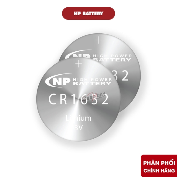 Pin National Power CR1632 Lithium 3V - Hàng Chính Hãng