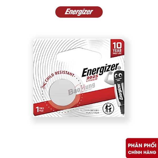 Pin Energizer CR2025 Lithium 3V - Hàng Chính Hãng