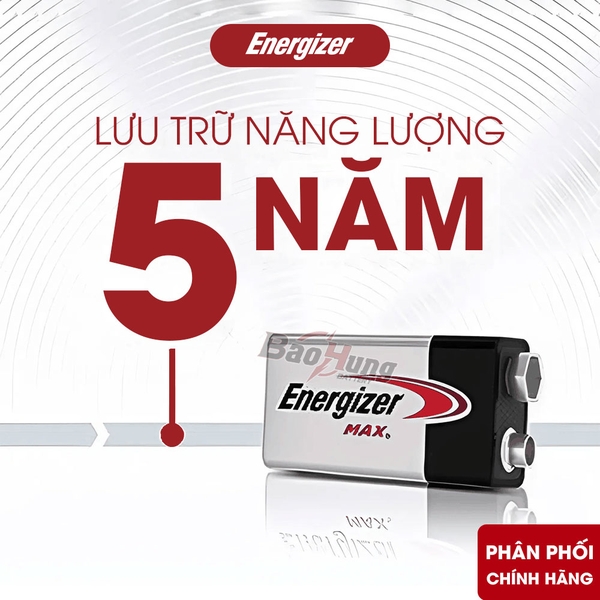 Pin Energizer Alkaline 9V (522 / BP1) - Hàng Chính Hãng