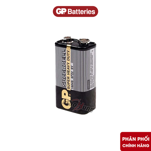 Pin GP Supercell 9V / 6F22 - Hàng Chính Hãng