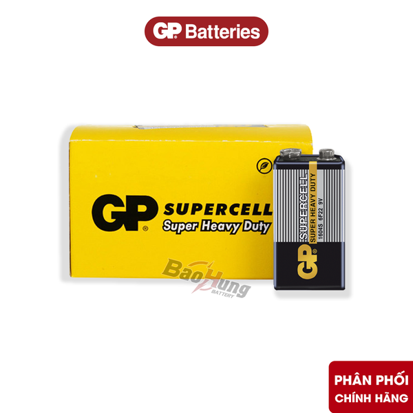 Pin GP Supercell 9V / 6F22 - Hàng Chính Hãng