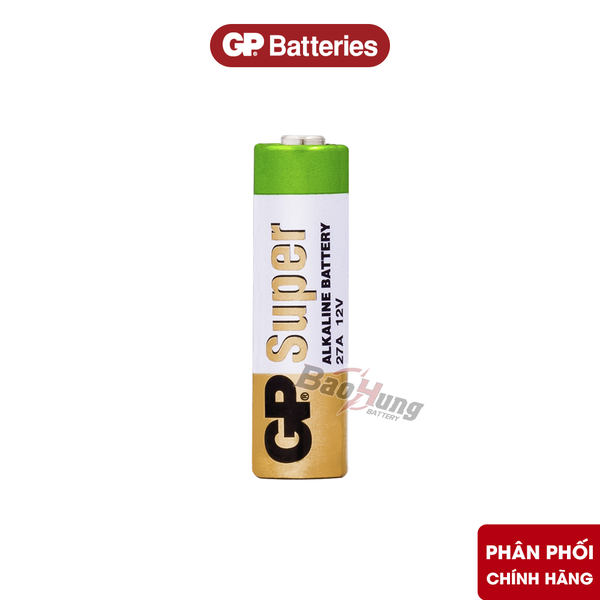 Pin GP Alkaline A27 (27A / MN27 / V27A) Vỉ 5 - Hàng Chính Hãng