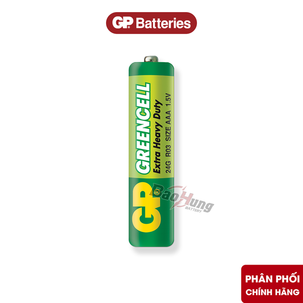 Pin GP Greencell AAA 1.5V (Vỉ 2 Viên) – Hàng Chính Hãng
