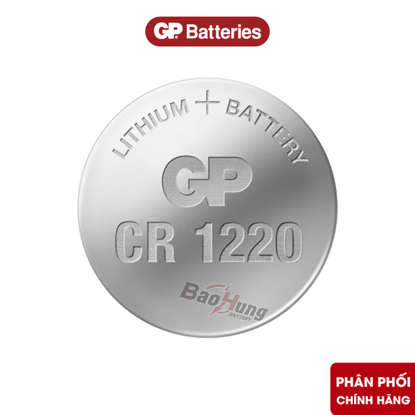 Pin GP CR1220 Lithium 3V - Hàng Chính Hãng