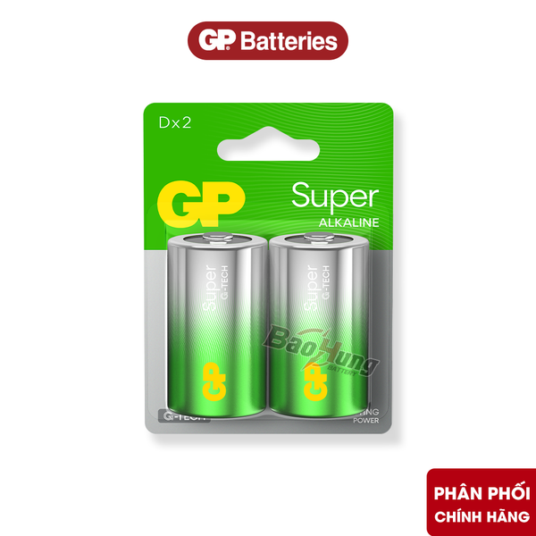Pin GP Super Alkaline D 1.5V (Pin Đại) – Hàng Chính Hãng