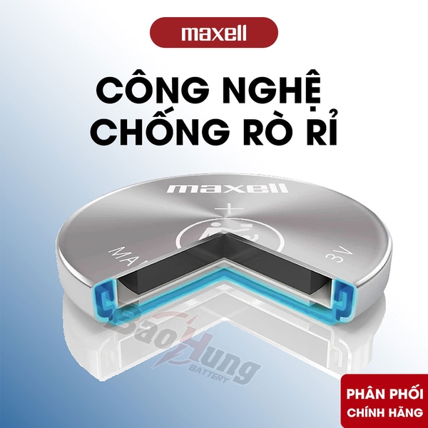 Pin Maxell CR1220 Lithium 3V (Vỉ 1 Viên) - Hàng Chính Hãng