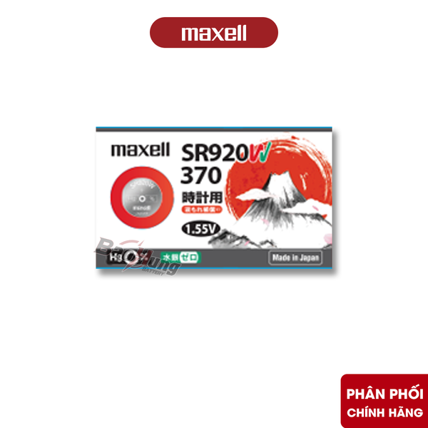 Pin Maxell SR920W / 370 (Đồng Hồ Đeo Tay) - Hàng Chính Hãng