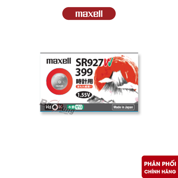 Pin Maxell SR927W / 399 (Đồng Hồ Đeo Tay) - Hàng Chính Hãng