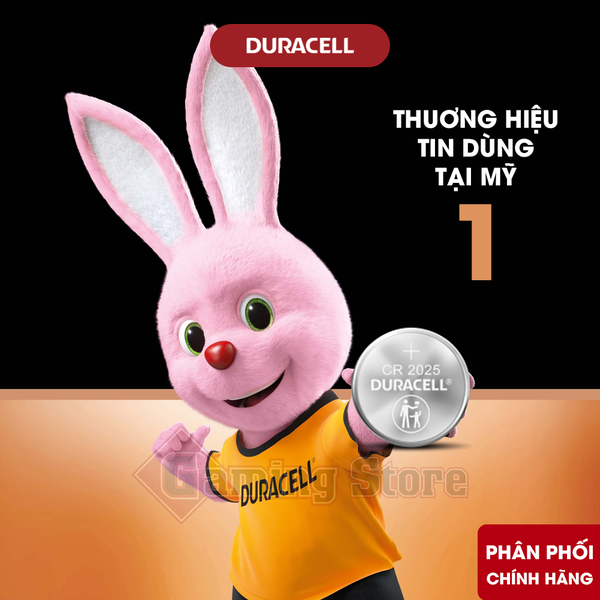 Pin Duracell CR2025 Lithium 3V (Vỉ 2 Viên) - Hàng Chính Hãng