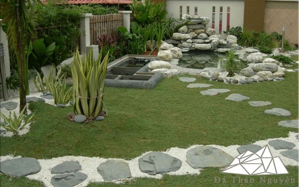 Đá Sân Vườn Bazan Tây Nguyên - Tạo Không Gian Gần Gũi Thiên Nhiên