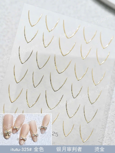 Stick dán móng tay cao cấp-sticker fench