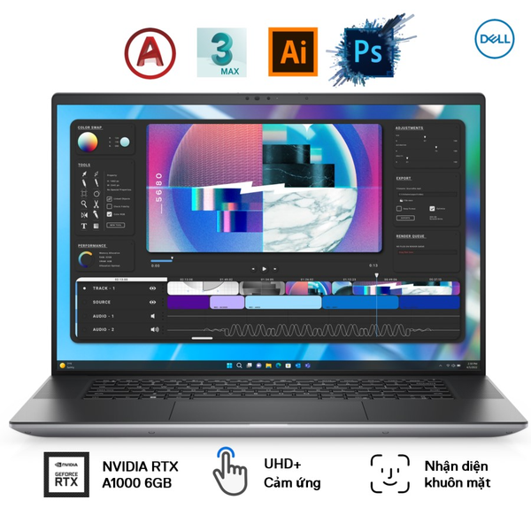 Laptop Dell Mobile Precision Workstation 5680 71023332 (Intel Core i7-13800H | 16GB | 512GB | RTX 2000 Ada 8GB | 16 inch FHD+ | Ubuntu)