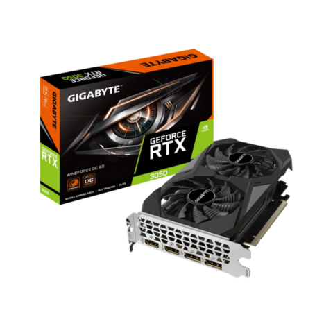 VGA Gigabyte RTX 3050 Windforce OC 6GB (N3050WF2OC -6GD)