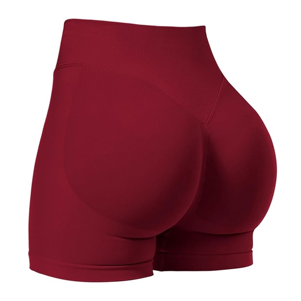 Quần Short Yoga Nữ Cạp Chun 3 Tầng Nâng Mông Không Đường May image 9