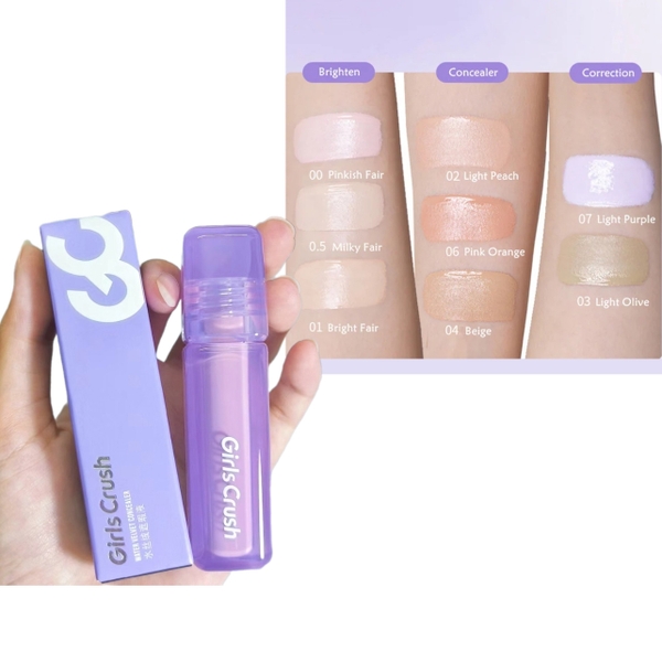 Che khuyết điểm GIRLS CRUSH (tím) - #0.5 light ivory