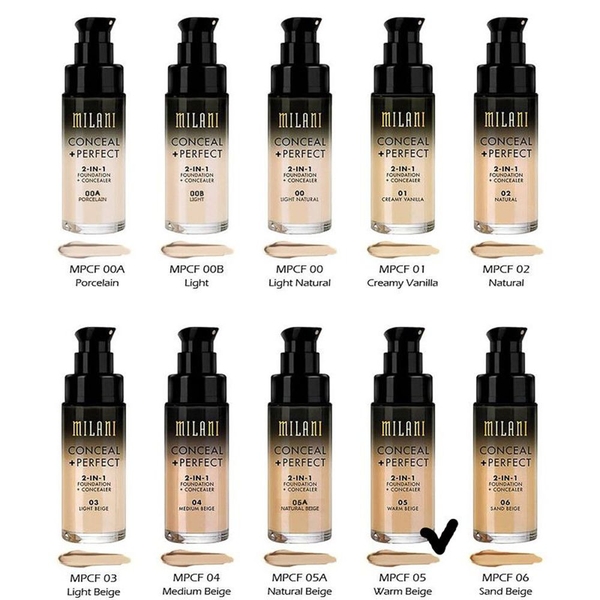 Kem nền MILANI conceal 2in1 - 05