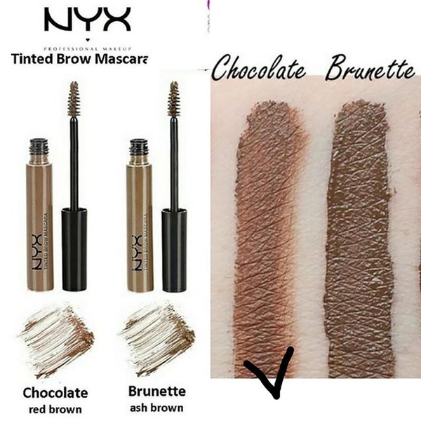 Mascara chân mày NYX tinted brow - chocolate