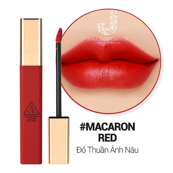 Son 3CE cloud lip tint - #macaron red