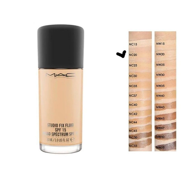 Kem nền MAC studio fix fluid - NC20