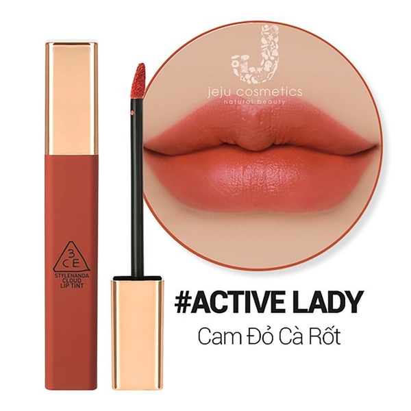 Son 3CE cloud lip tint - #active lady