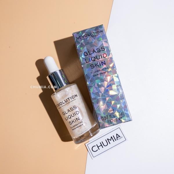 Kem lót REVOLUTION glass skin 17ml (bắt sáng)