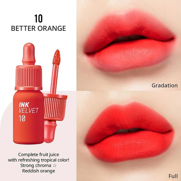 Son PERIPERA ink velvet - 10 sparkling pink