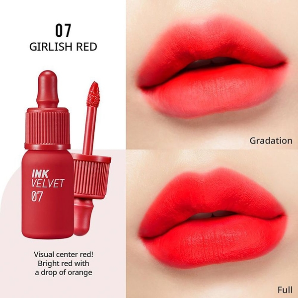 Son PERIPERA ink velvet - 07 girlish red