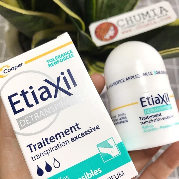 Lăn khử mùi ETIAXIL da nhạy cảm 15ml (lọ xanh)