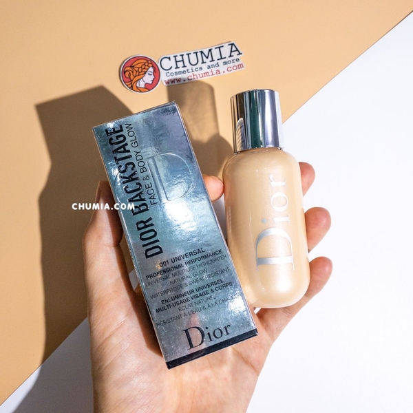 Bắt sáng DIOR backstage face & body glow - 001 universal