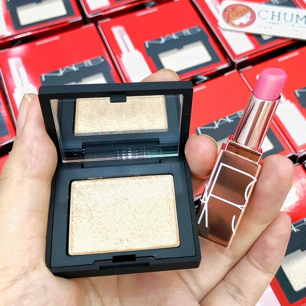 Set NARS mini orgasm lip and highlighter duo (bắt sáng + son dưỡng)