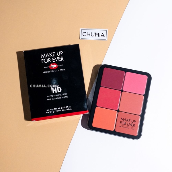 Kem nền + má hồng MAKE UP for ever ultra hd (bảng 12 ô)