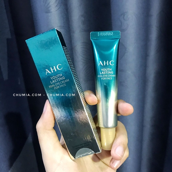 Kem dưỡng mắt AHC youth lasting real - 12ml (xanh)