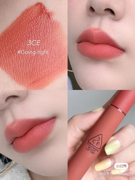 Son 3CE velvet lip tint - going right