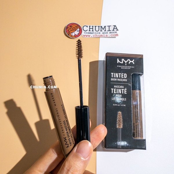 Mascara chân mày NYX tinted brow - black